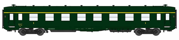 REE Modeles VB-141 - 1st Class French Passenger Coach DEV AO A8 U53